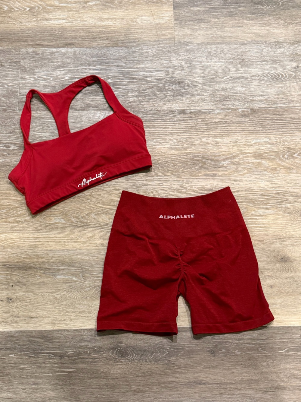 Alphalete Bright Red Set Small